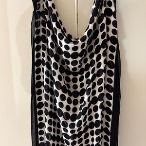 Kate spade polka dot scarf